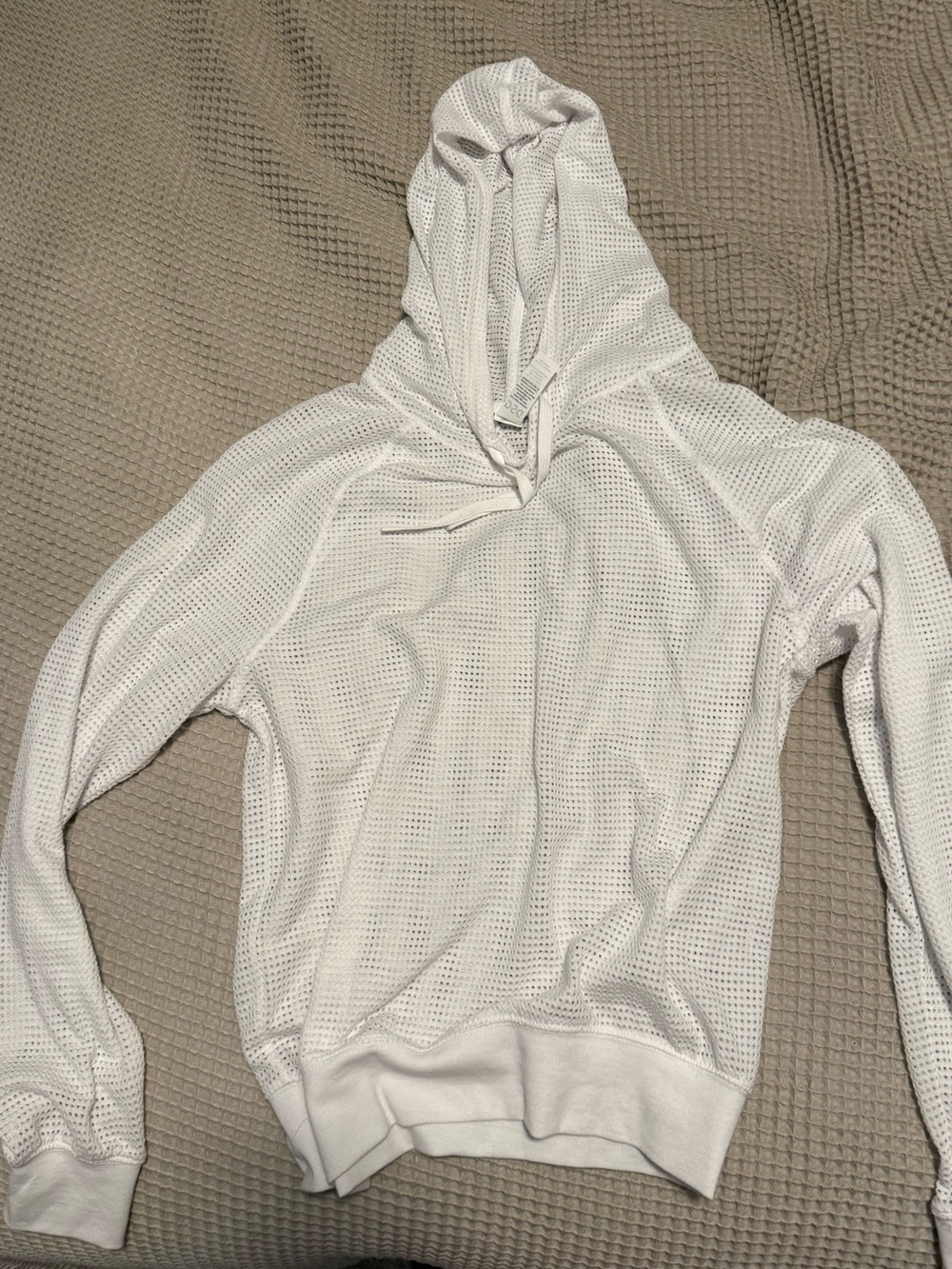 DSG mesh white hoodie